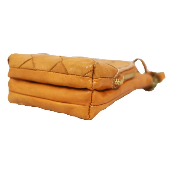 Solena Woven Leather Mini Crossbody