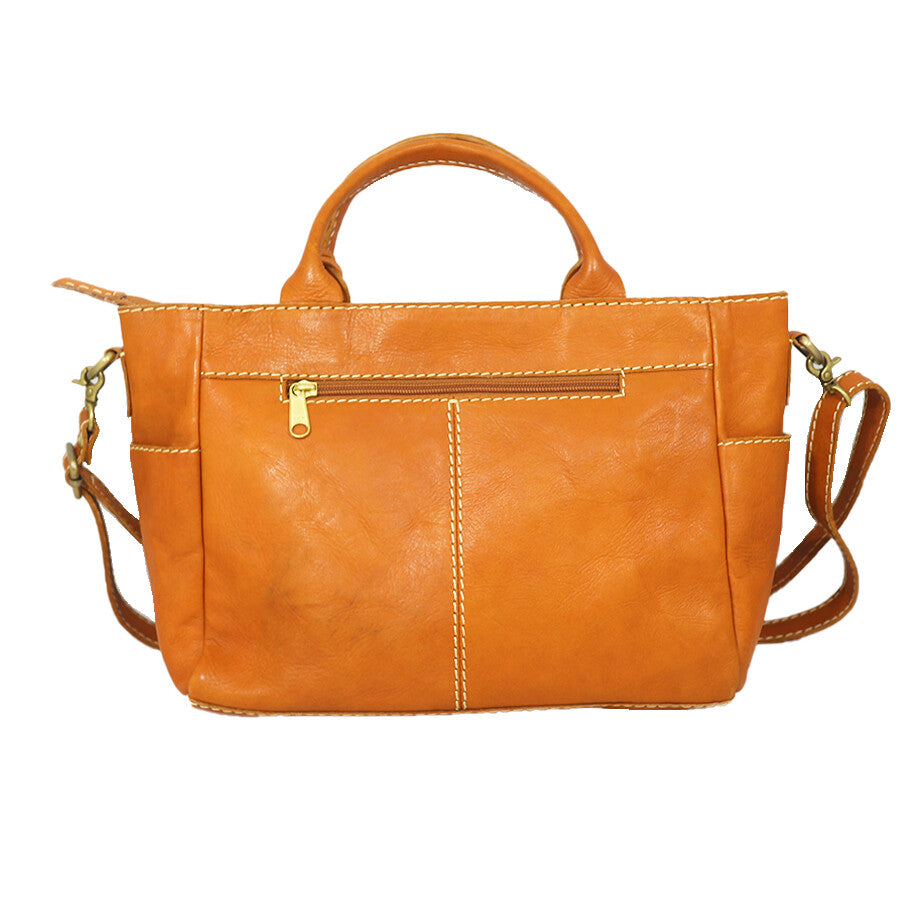 Terra Woven Buckle Leather Bag