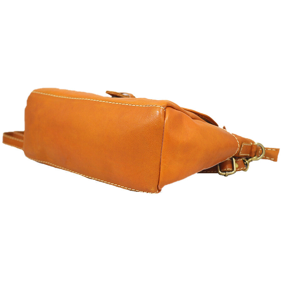 Terra Woven Buckle Leather Bag