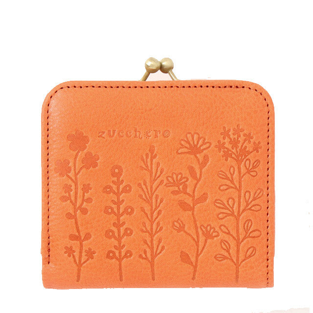 Flora Kiss-Lock Leather Wallet