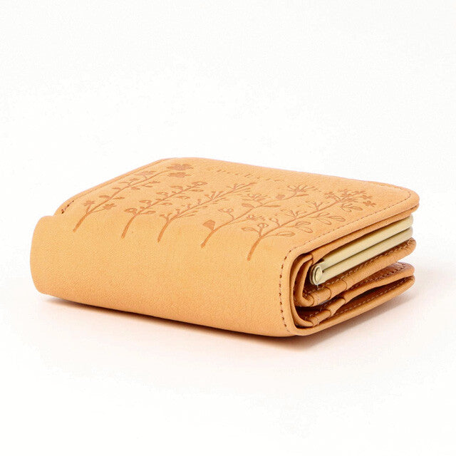 Flora Kiss-Lock Leather Wallet