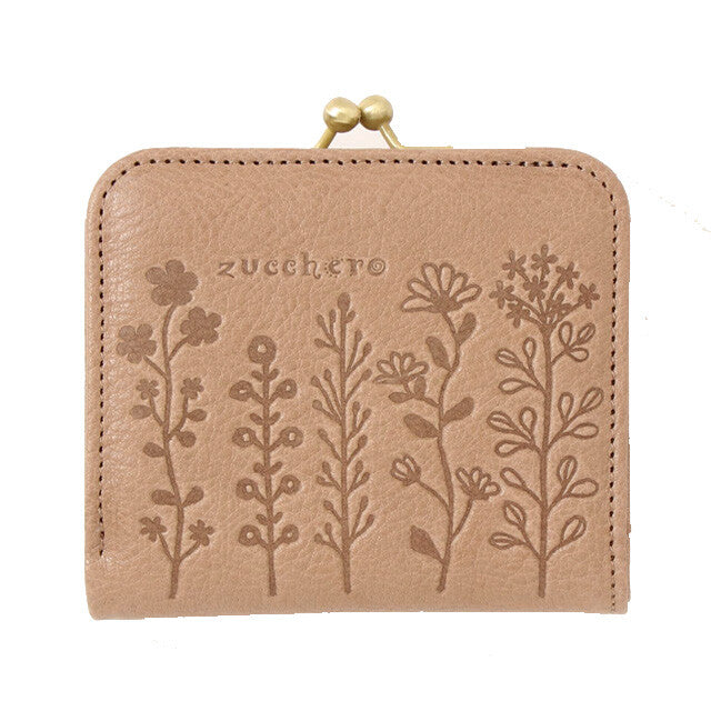 Flora Kiss-Lock Leather Wallet