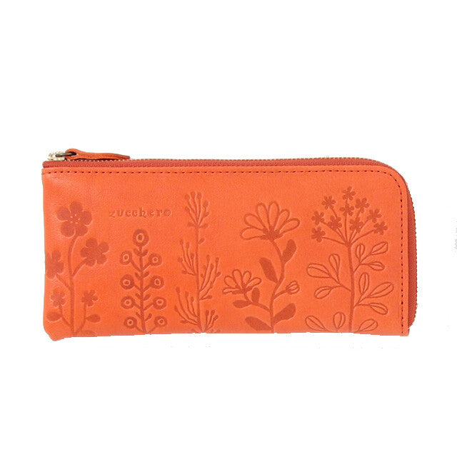 Flora L-Zip Leather Wallet