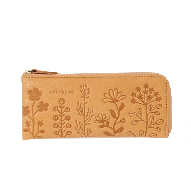 Flora L-Zip Leather Wallet