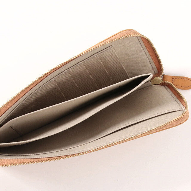 Flora L-Zip Leather Wallet