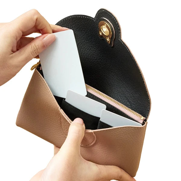 Lunelle Cat-Turn Leather Wallet