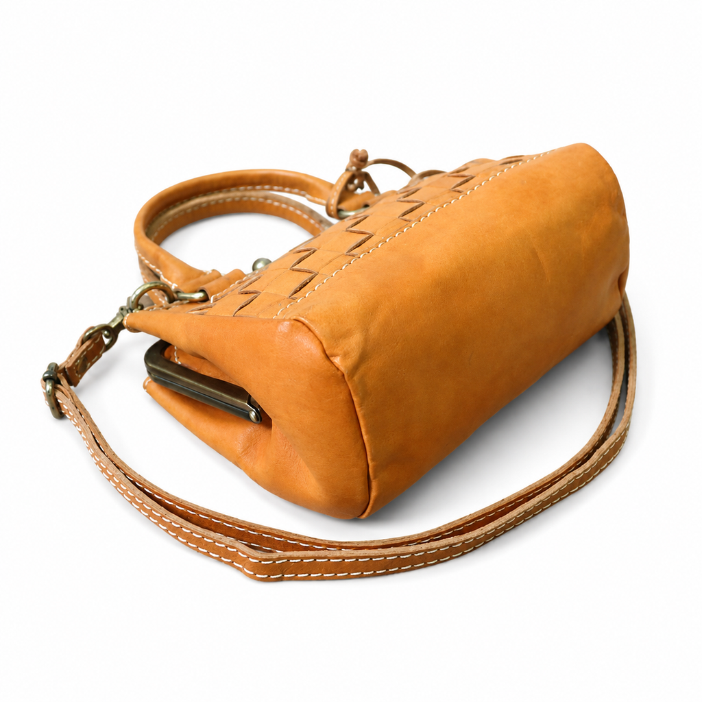 Terra Woven Kiss-Lock Bag