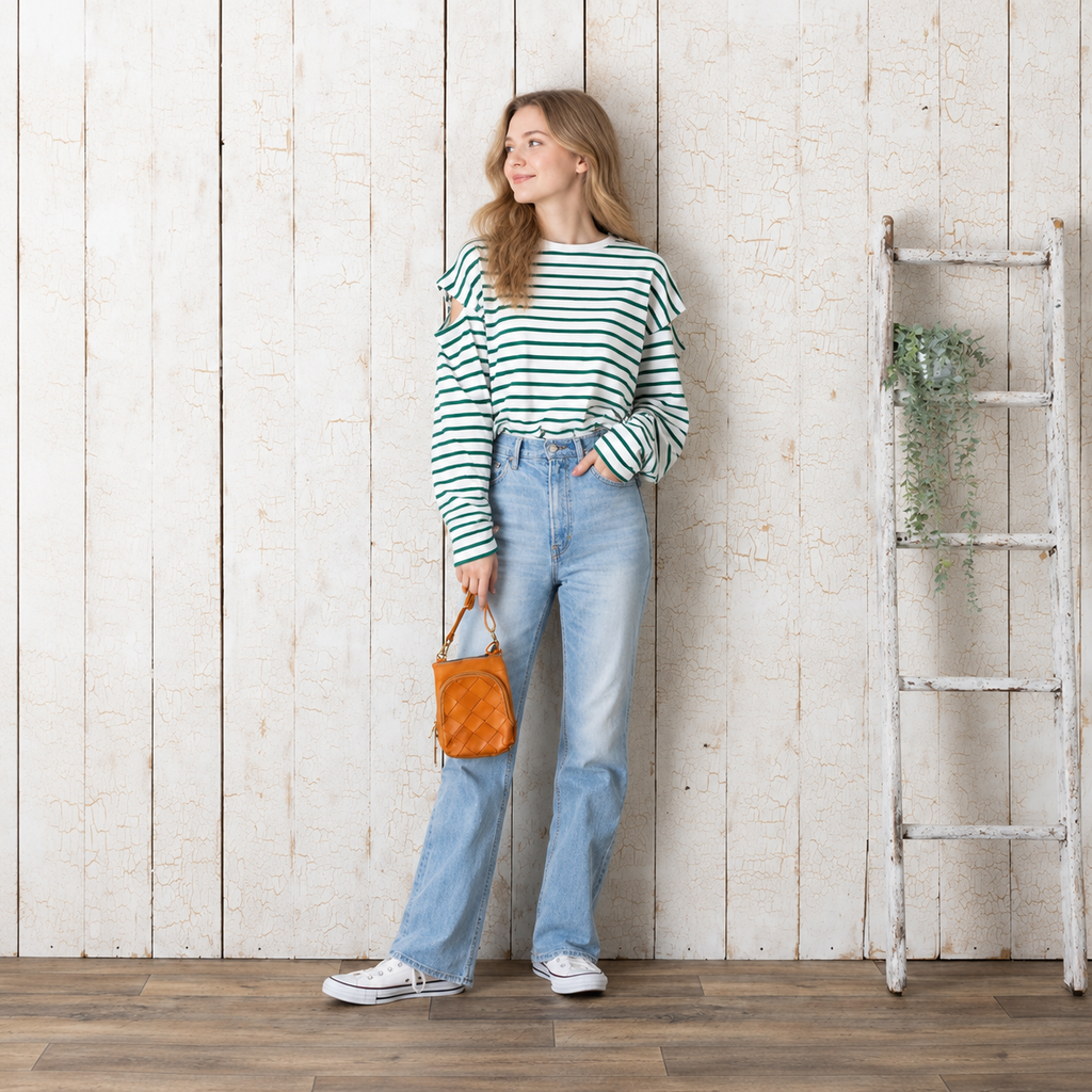 Solena Woven Leather Mini Crossbody