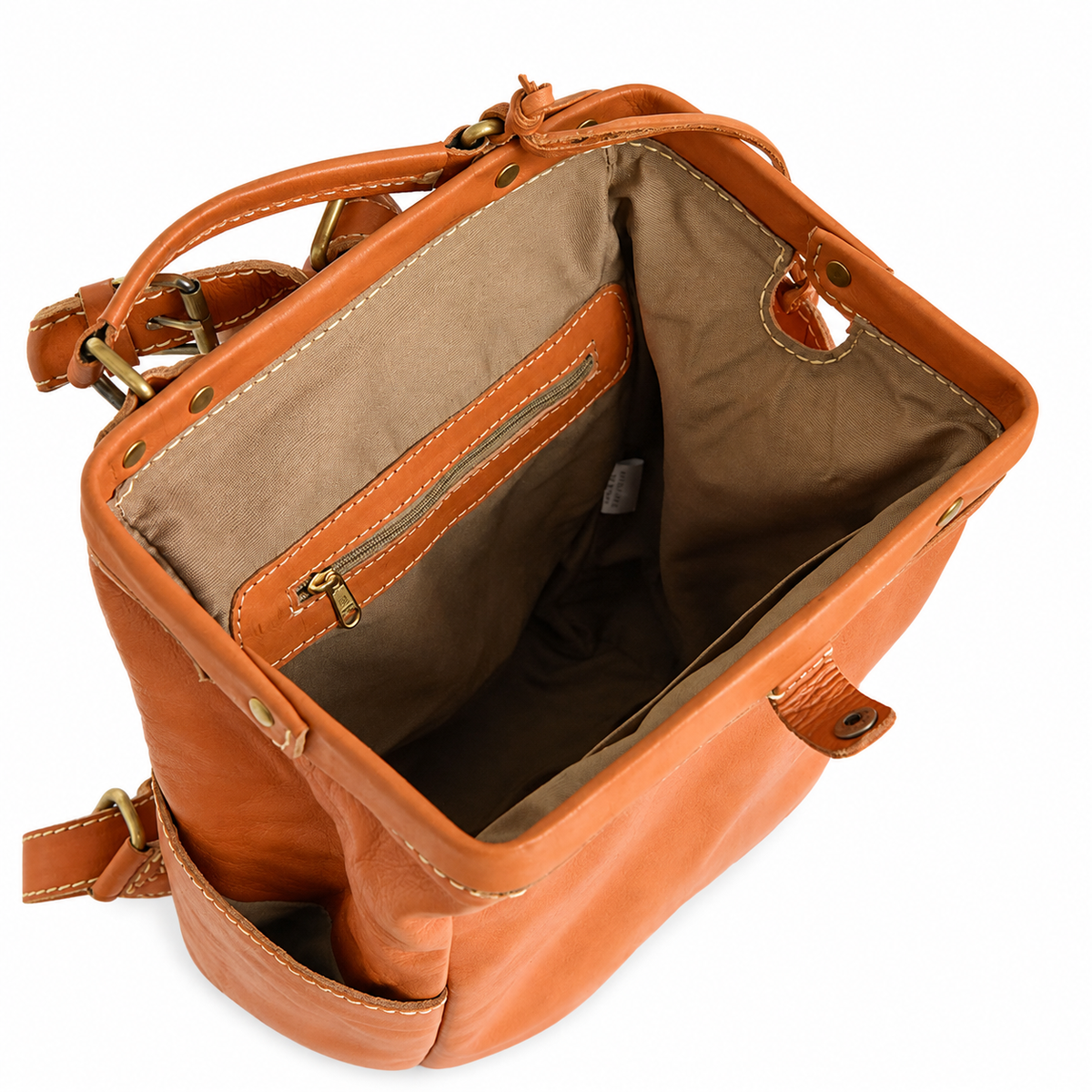 Terra Dulles Leather Backpack