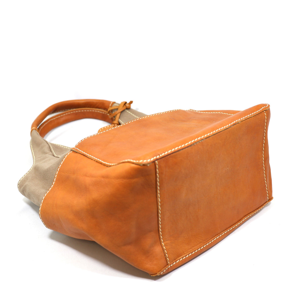 Terra Canvas &amp; Leather Tote