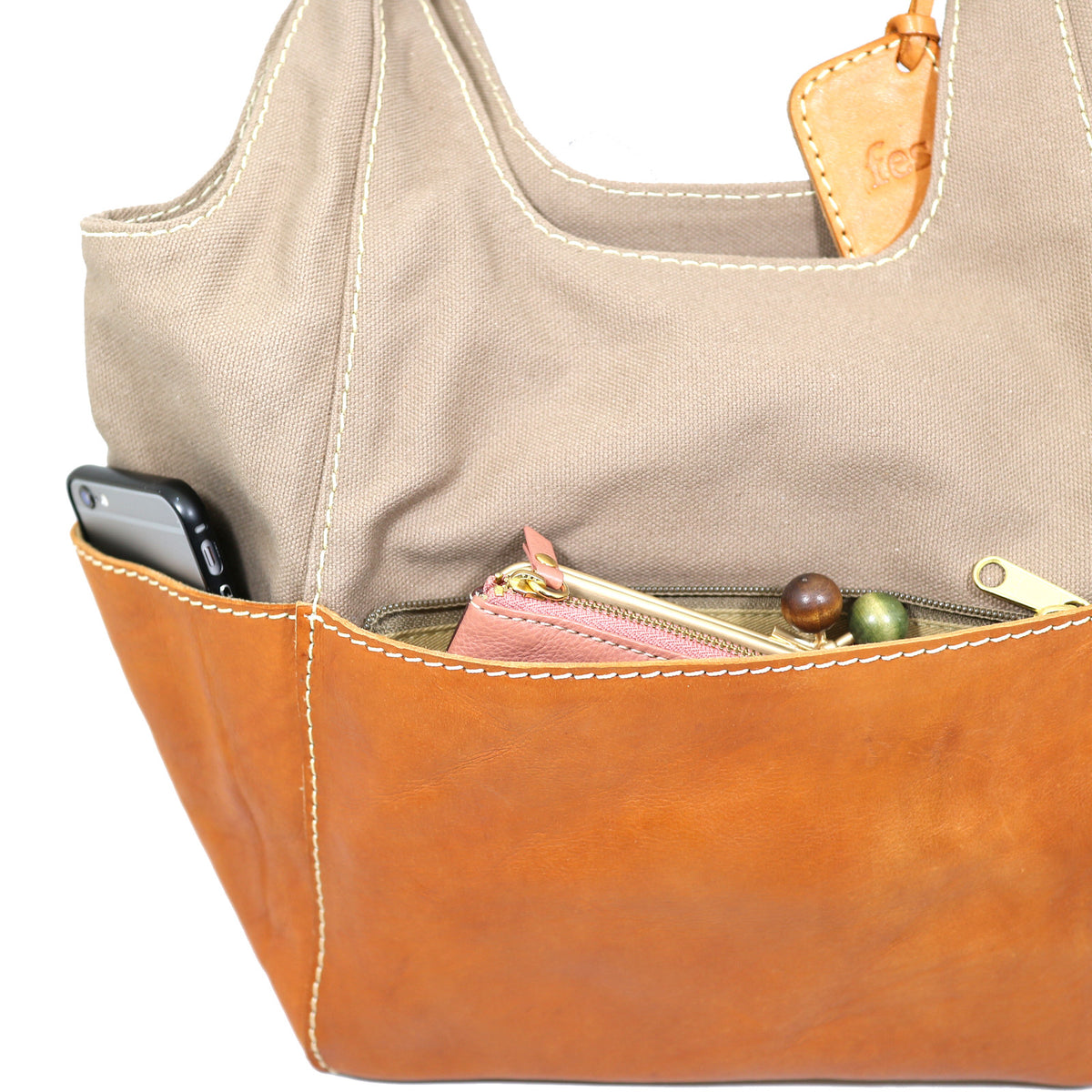 Terra Canvas &amp; Leather Tote
