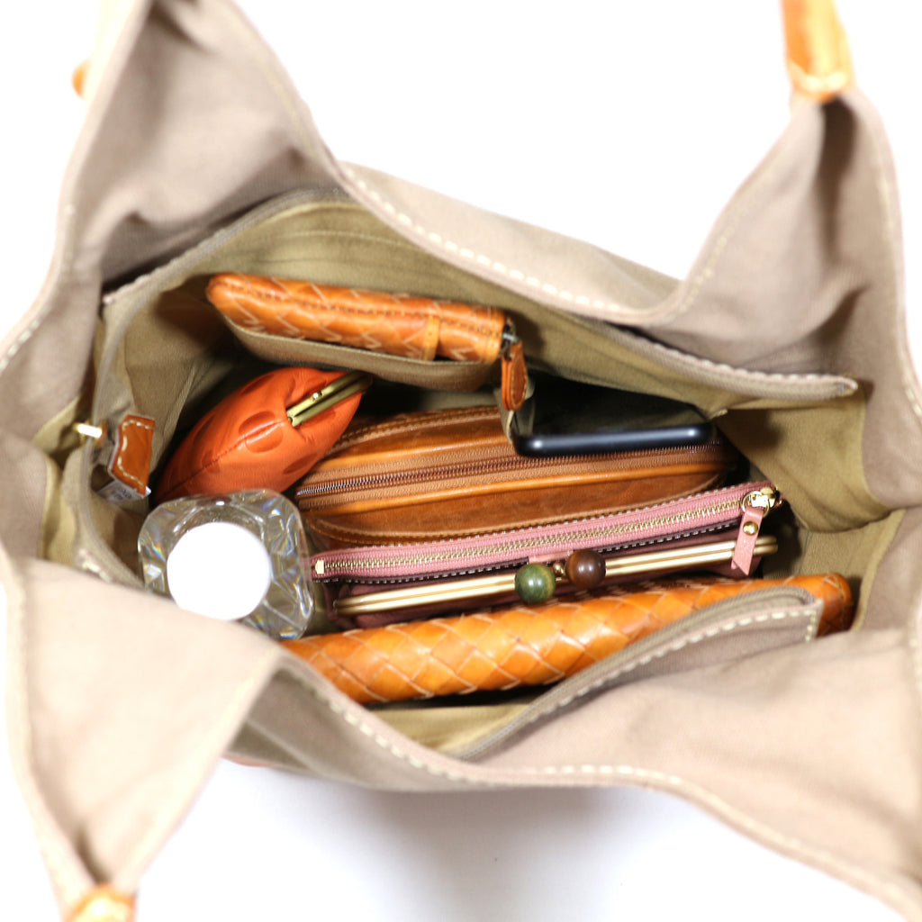 Terra Canvas &amp; Leather Tote