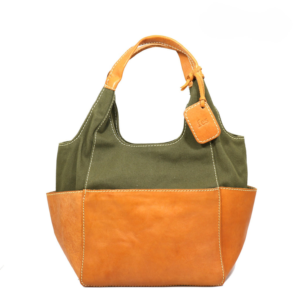 Terra Canvas &amp; Leather Tote