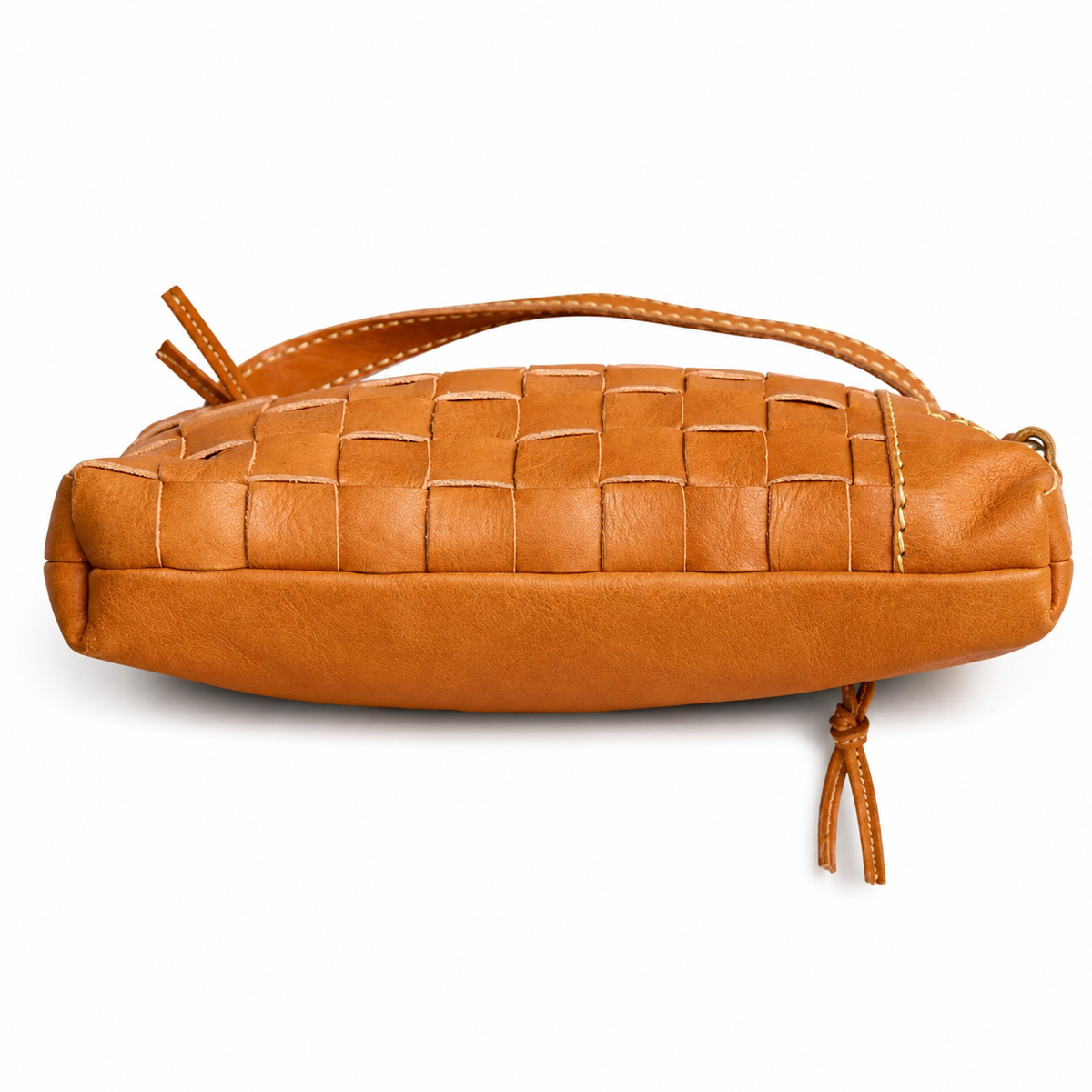 Terra Weave Leather Crossbody Bag