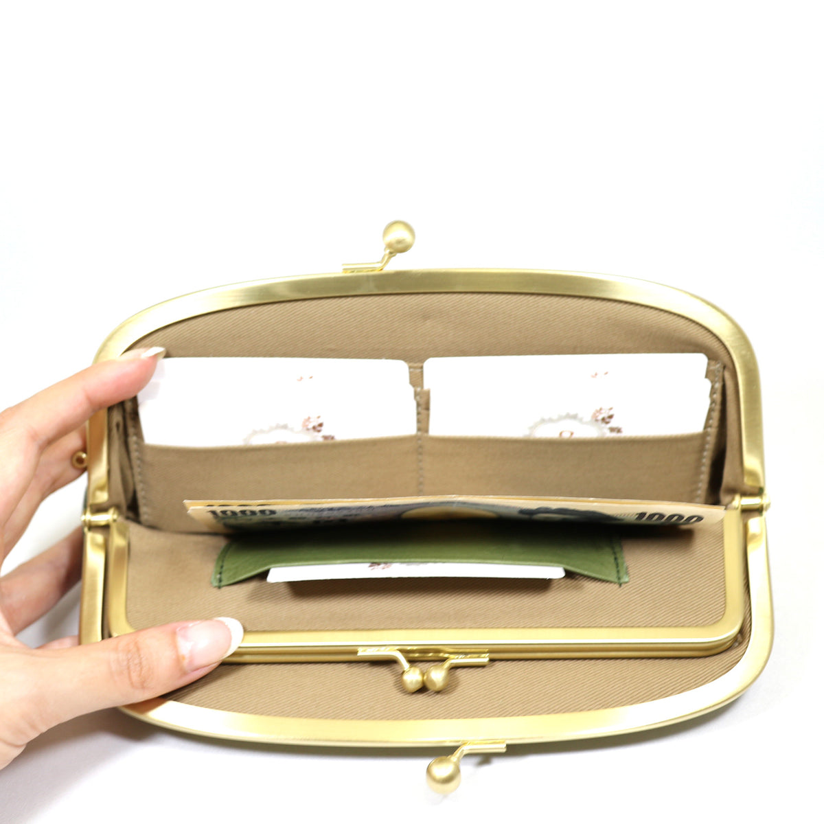 Dotelle Long Kiss-Lock Purse