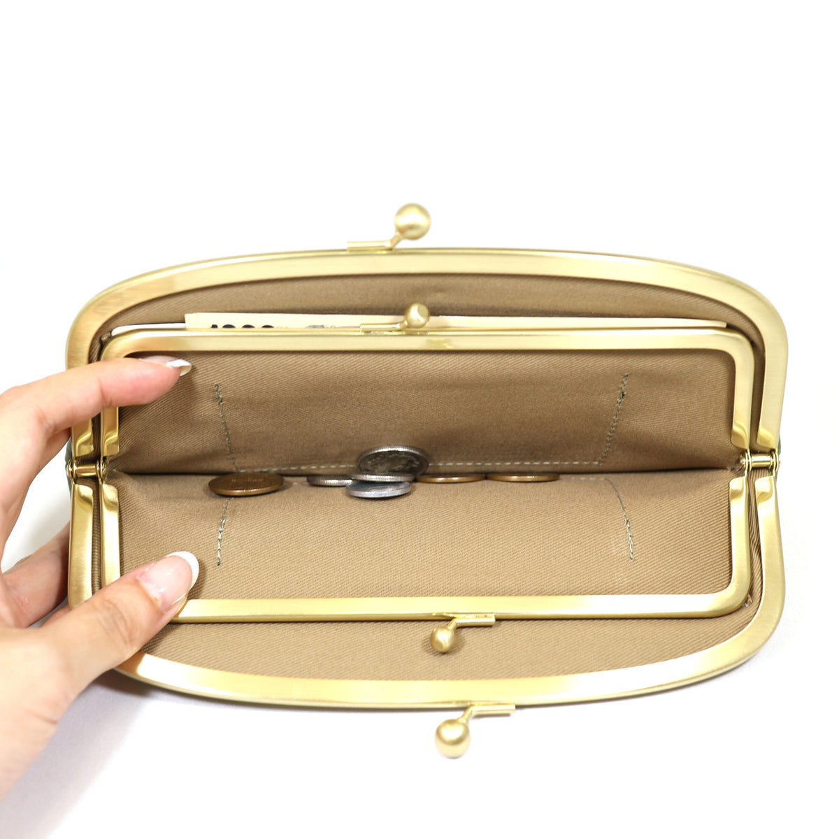 Dotelle Long Kiss-Lock Purse