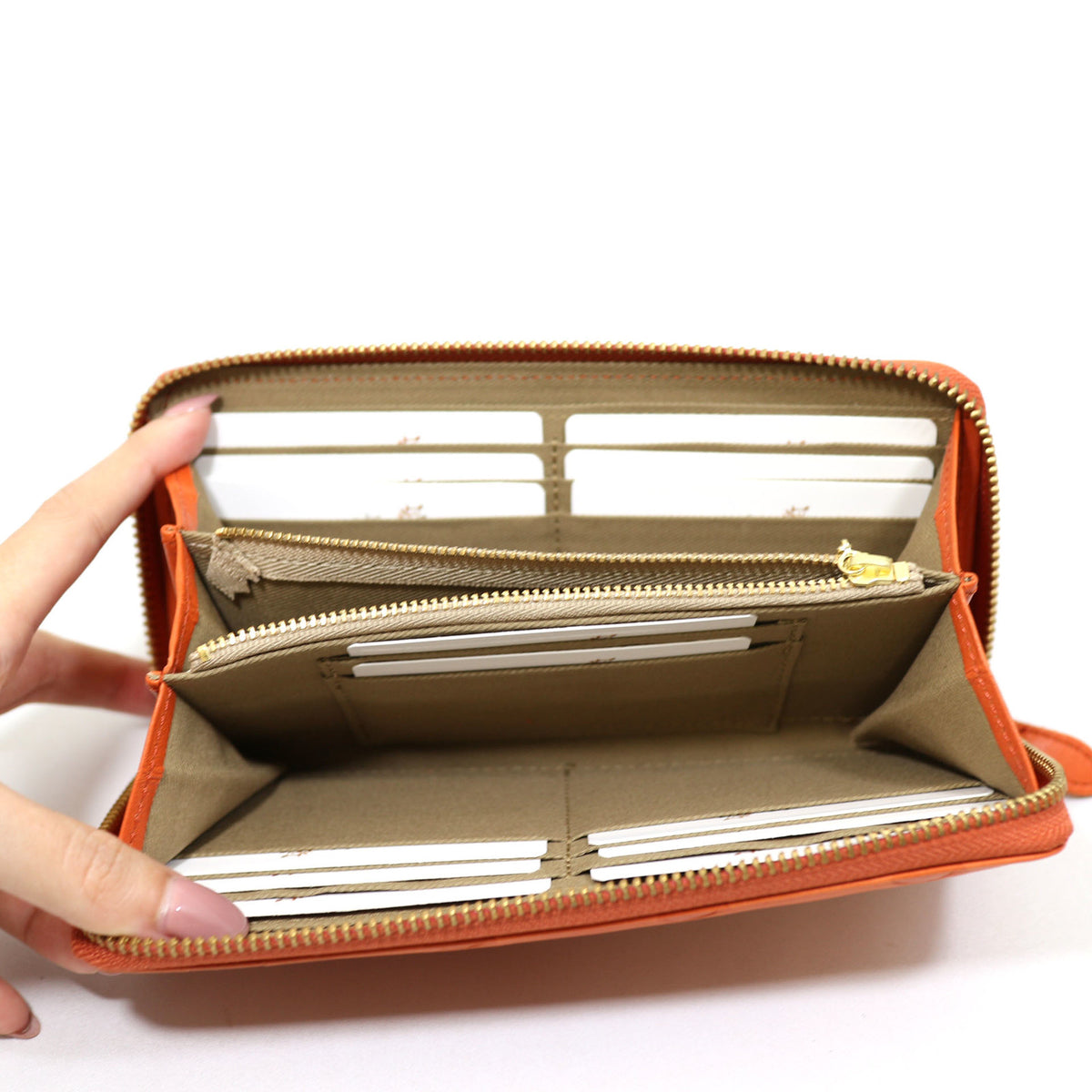 Dotelle Leather Long Wallet