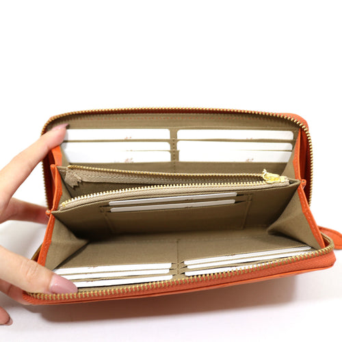 Dotelle Leather Long Wallet