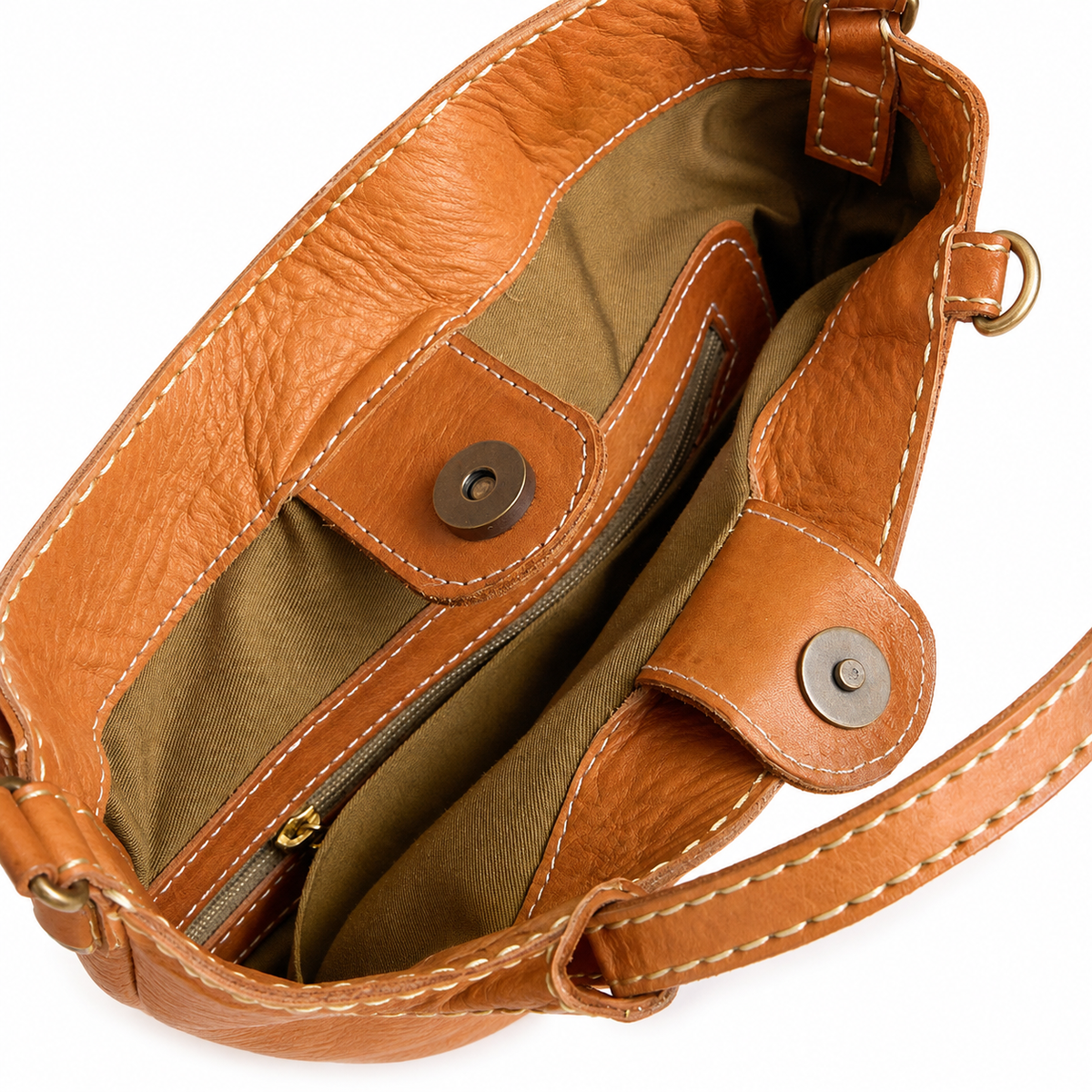 Terra Cylinder Leather 2-Way Bag