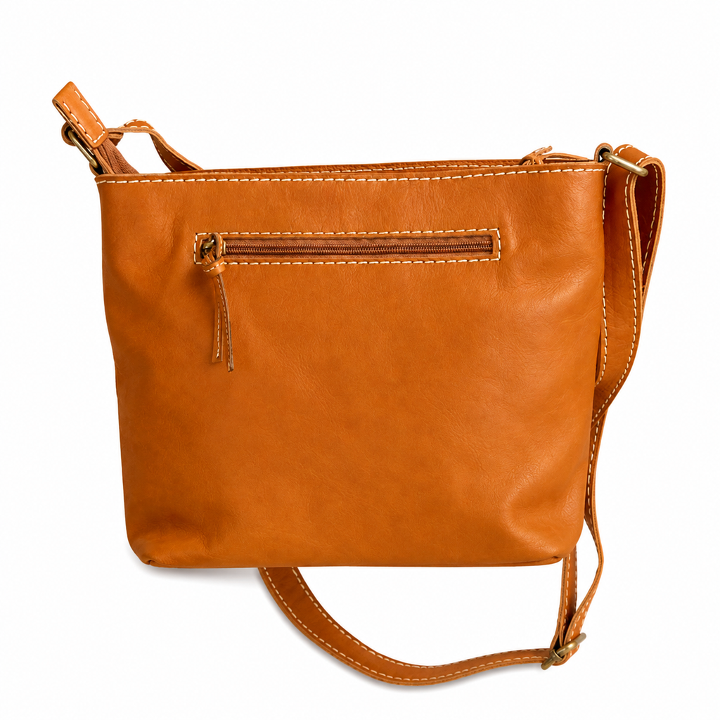Terra Weave Leather Crossbody Bag