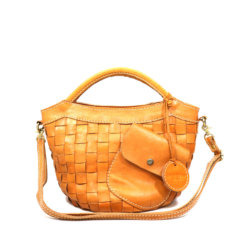 Terra Woven Leather Bag