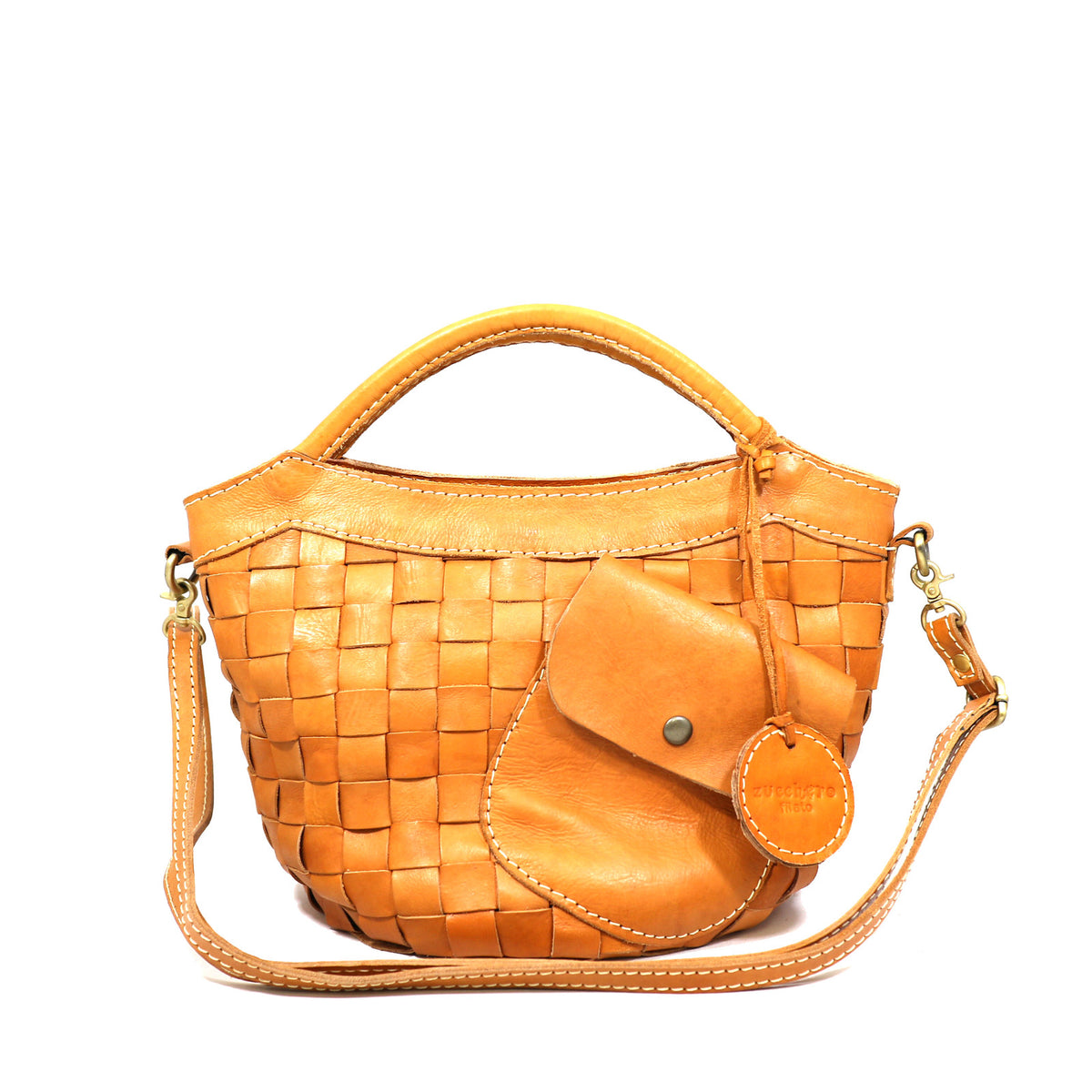 Terra Woven Leather Bag