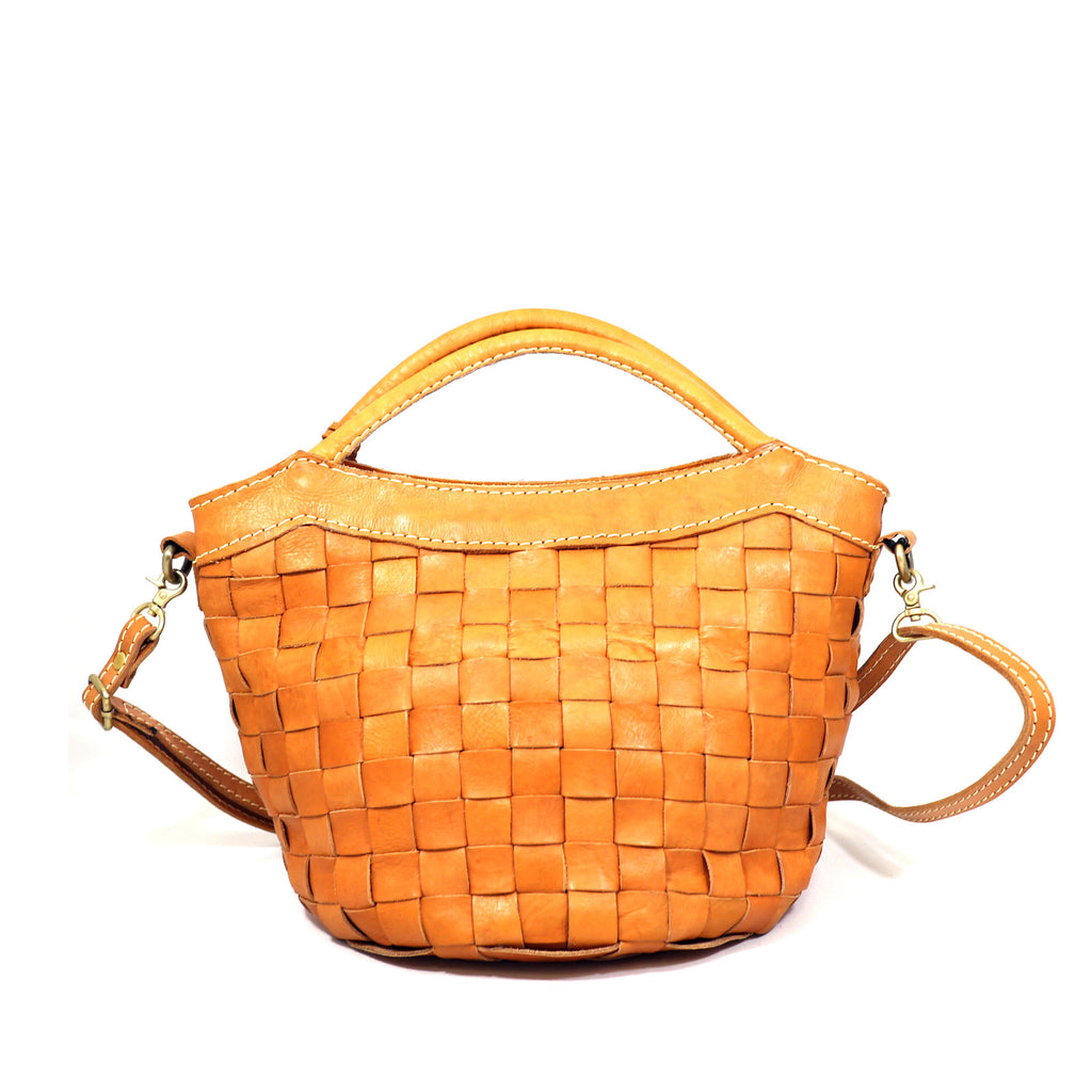 Terra Woven Leather Bag