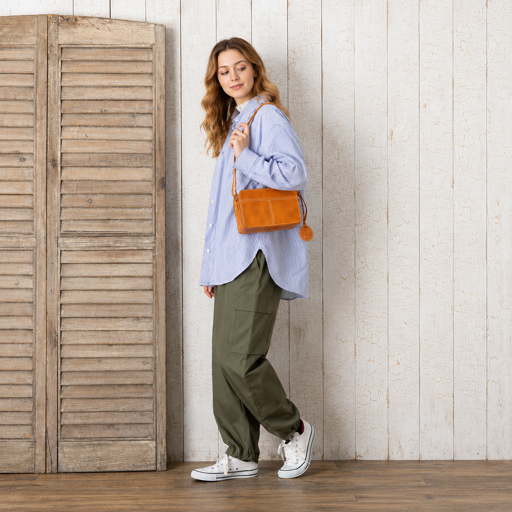 Terra Leather Crossbody Bag