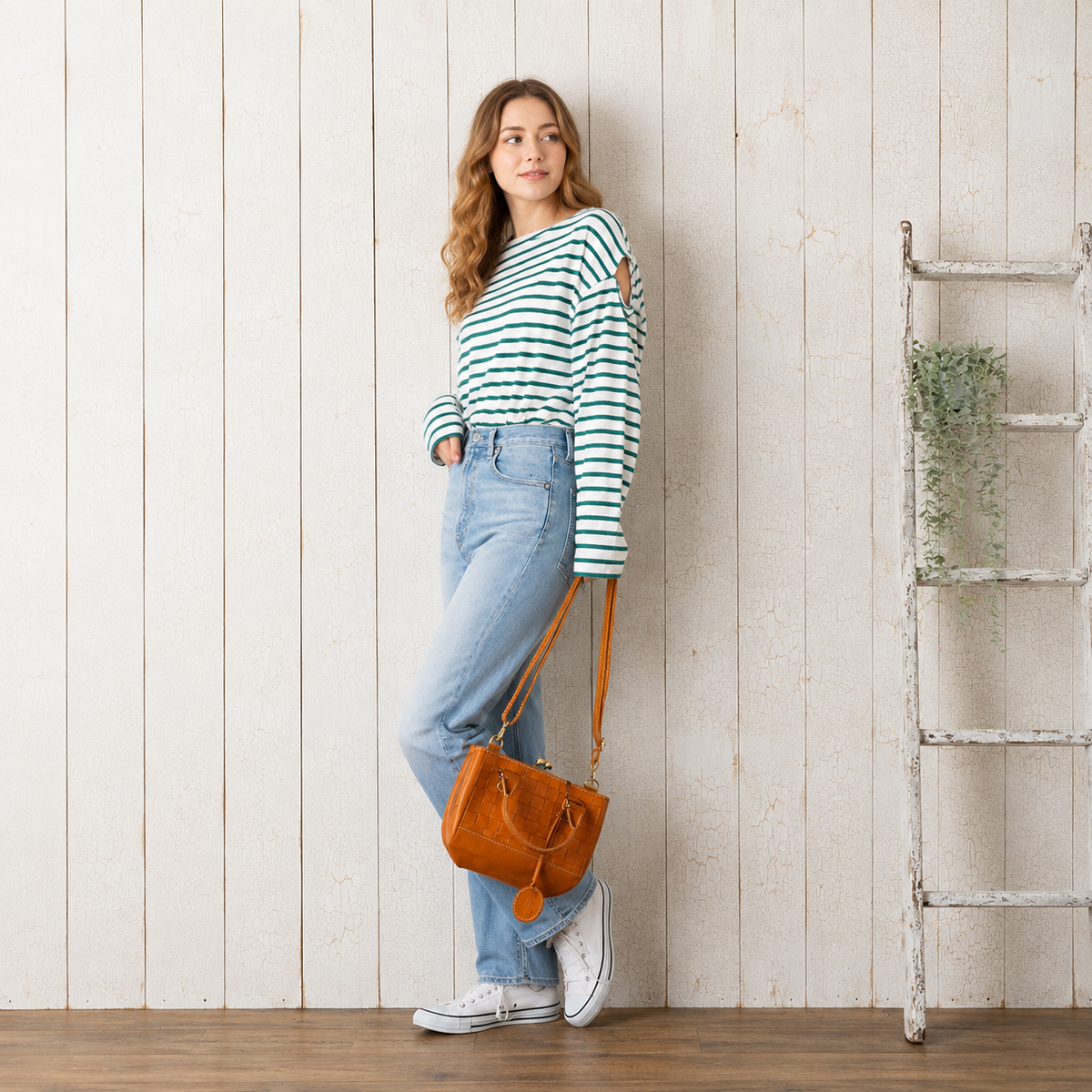 Terra Woven Kiss-Lock Bag