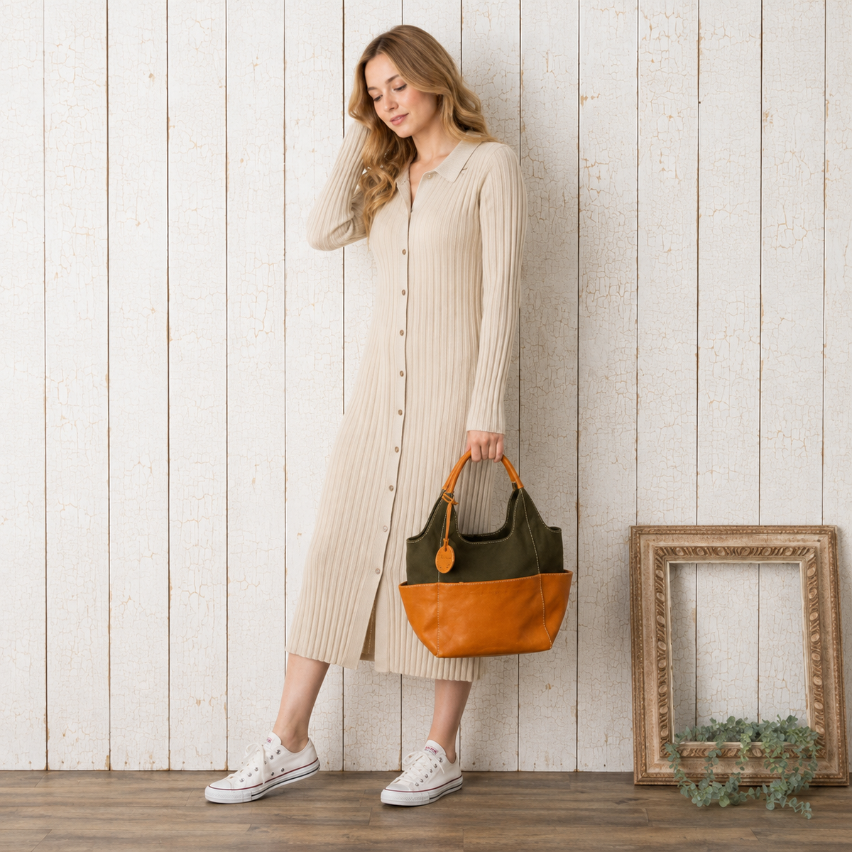 Terra Canvas &amp; Leather Tote
