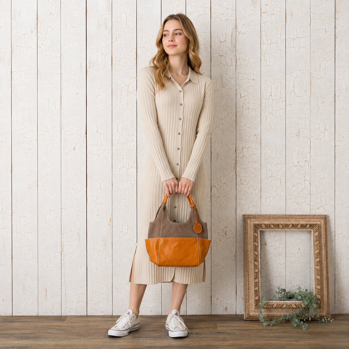 Terra Canvas &amp; Leather Tote