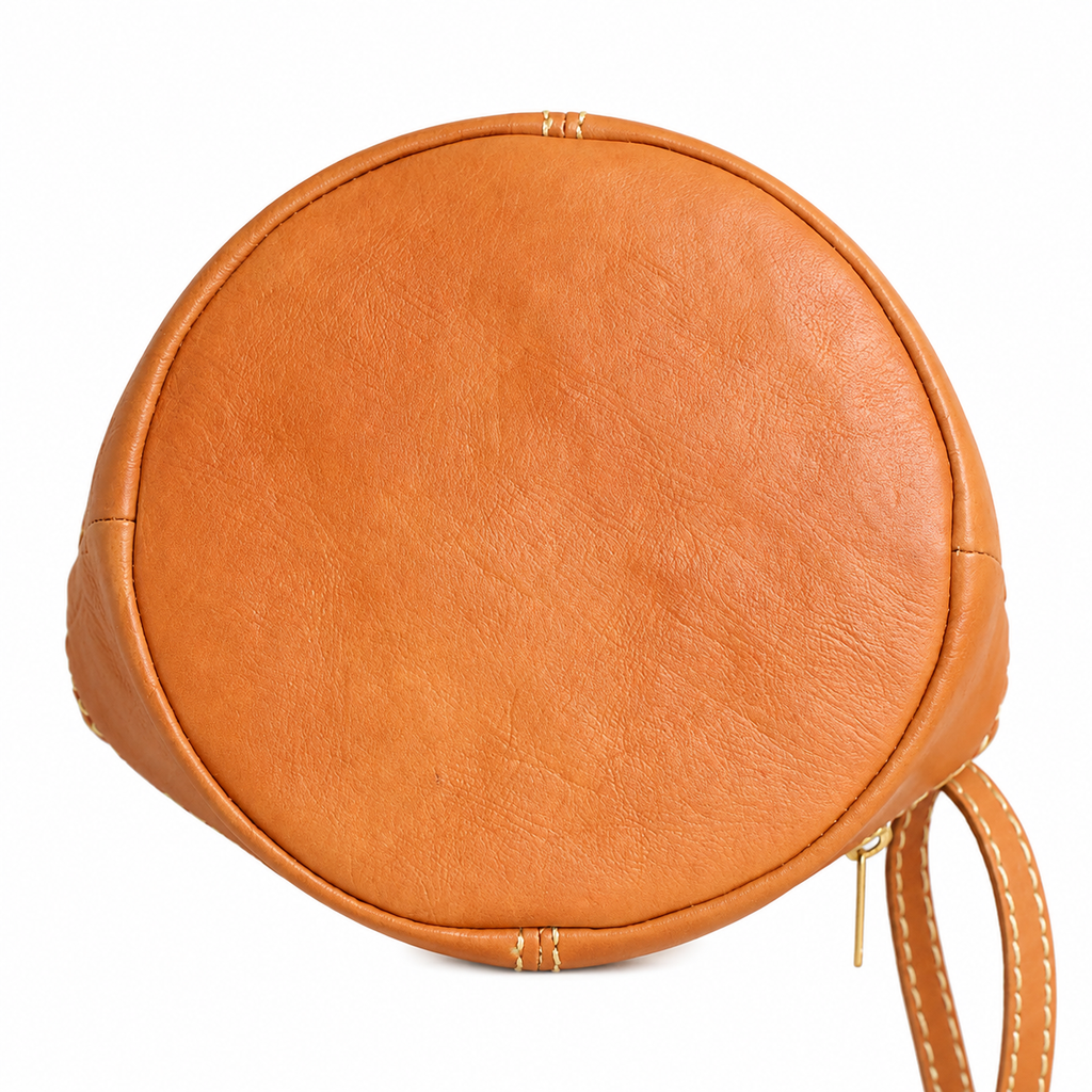Terra Cylinder Leather 2-Way Bag
