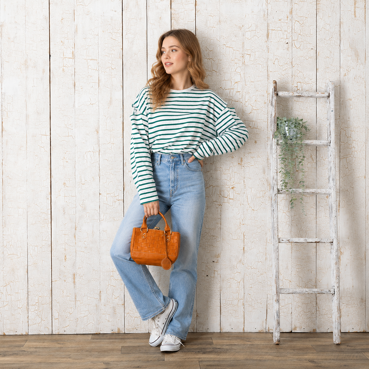 Terra Woven Kiss-Lock Bag