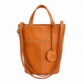 Terra Cylinder Leather 2-Way Bag