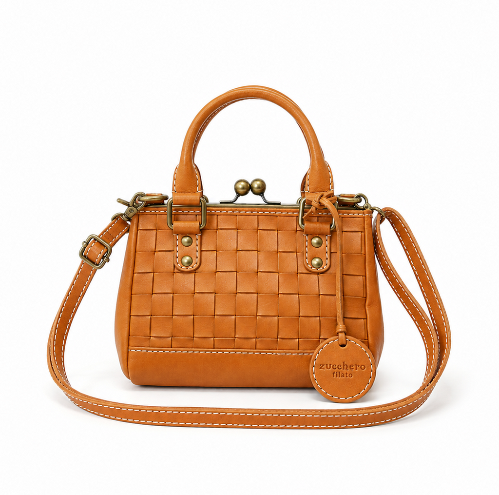 Terra Woven Kiss-Lock Bag